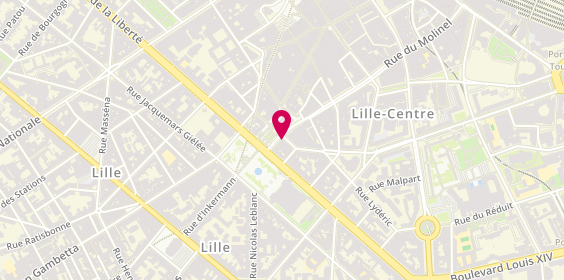 Plan de Selectour Afat, 7 place Richebé, 59000 Lille
