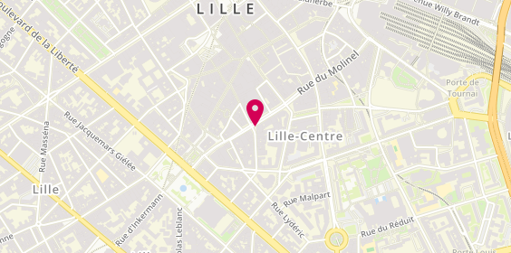 Plan de Mevsim Voyages, 1 Rue du Plat (Angle de la Rue du Molinel Et
Rue du Plat, 59800 Lille