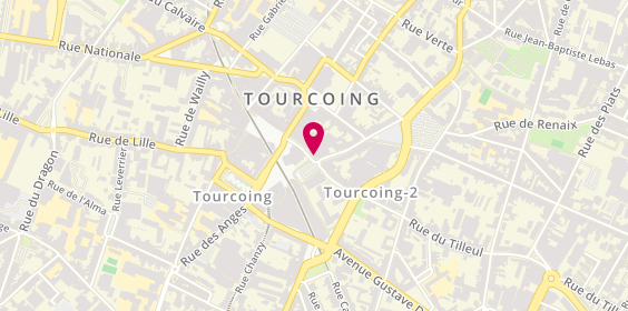 Plan de Voyages Montaine - Tourcoing, 1 Rue de la Cloche, 59200 Tourcoing